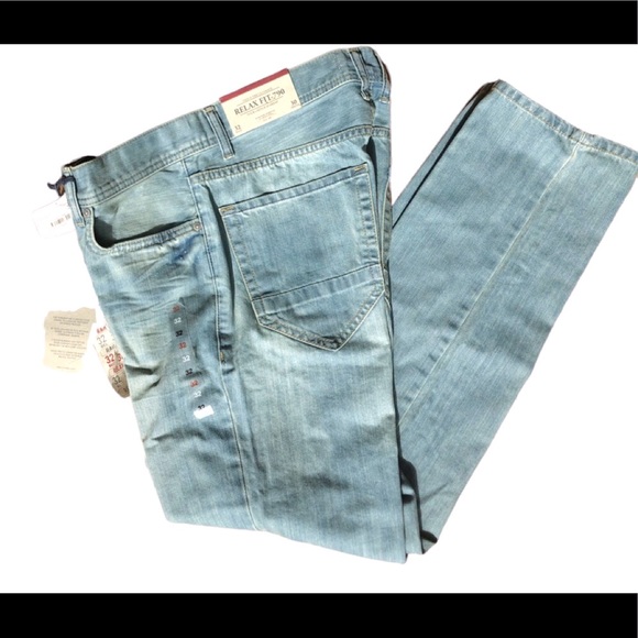 NWT LC WAIKIKI JEANS Mens Rodeo Blue Denim Crop Capri Relaxed Fit Sz 32 x 30 - Picture 2 of 6